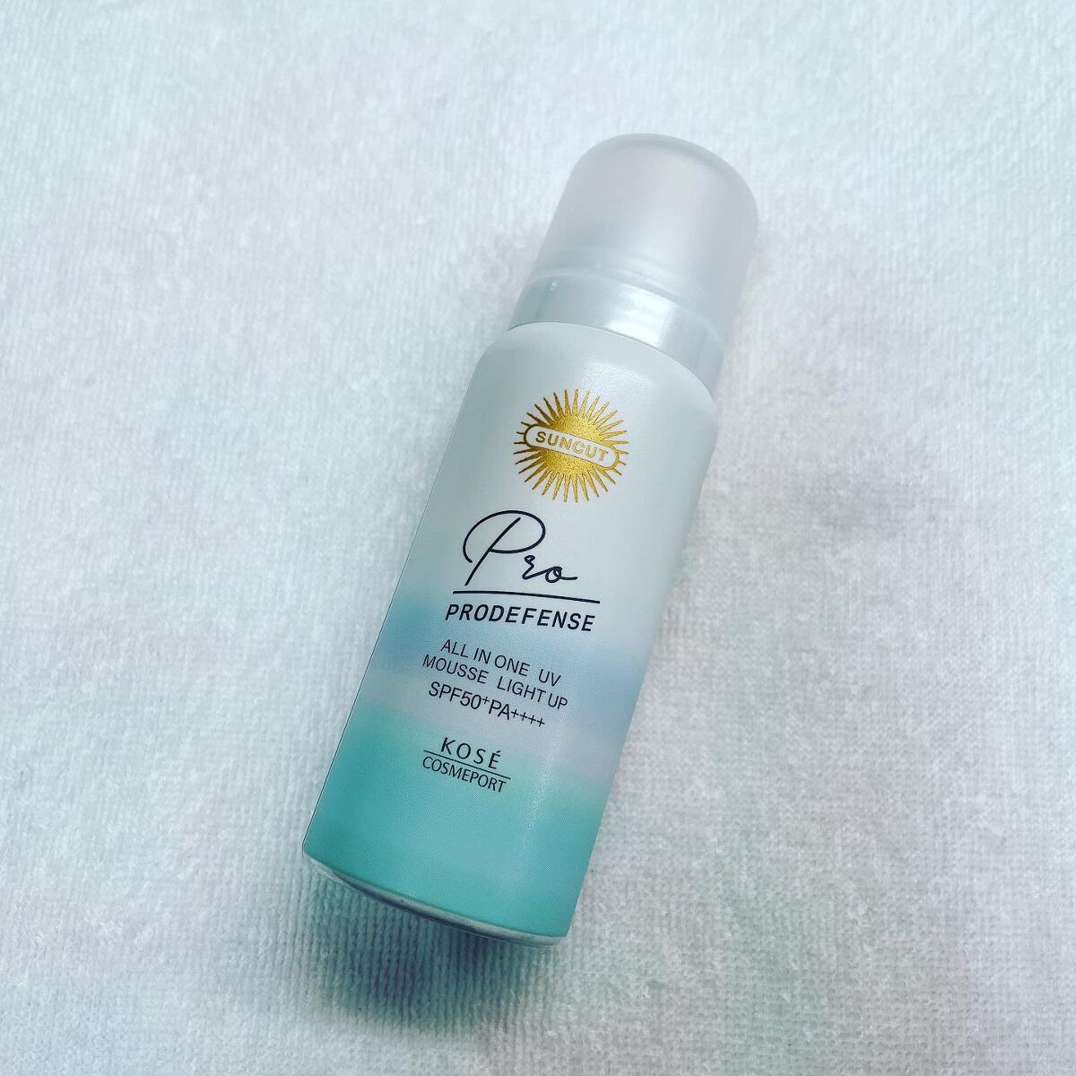 プロディフェンス オールインワンUV ムース（ライトアップ）/サンカット®/日焼け止めクリームを使ったクチコミ（2枚目）