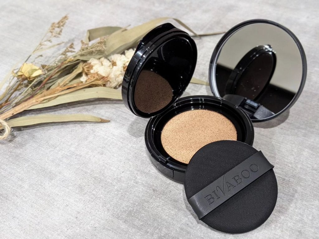 ベルベットジュエルクッション/BIVABOO/クッションファンデーションを使ったクチコミ(3枚目)