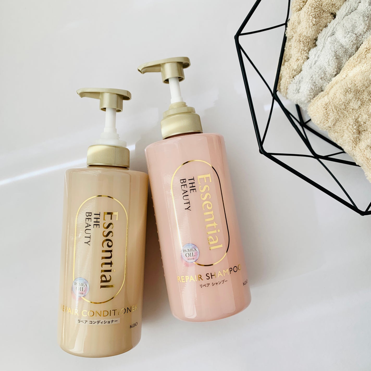 ザビューティ リペアシャンプー・コンディショナー/エッセンシャル/市販シャンプーを使ったクチコミ(1枚目)