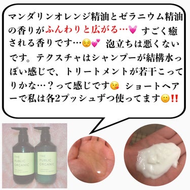 スーパーバウンシー DM シャンプー／DM ヘア トリートメント/THE PUBLIC ORGANIC/シャンプー・コンディショナーを使ったクチコミ（2枚目）