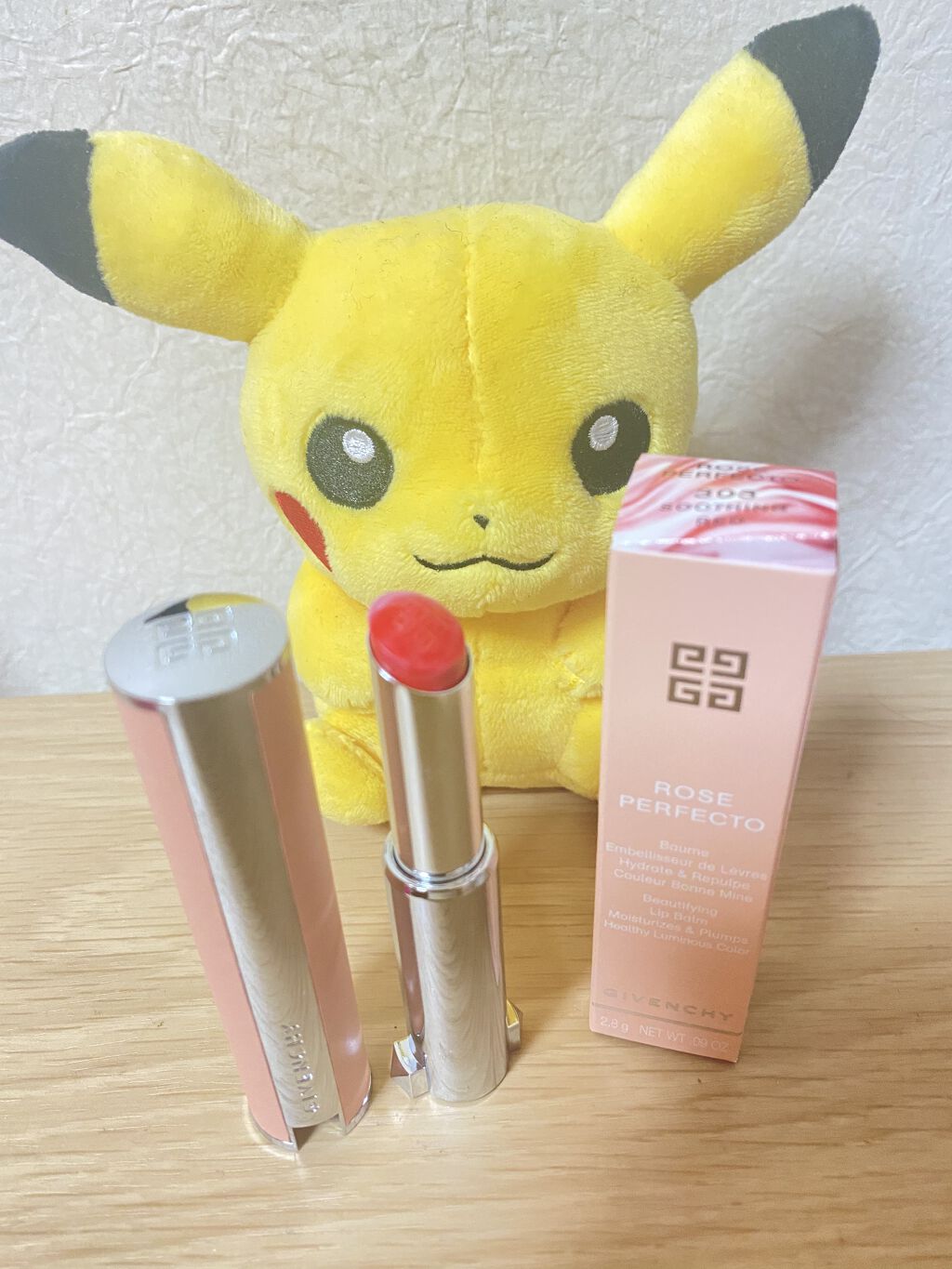 ローズ・パーフェクト No.303 スージング・レッド/GIVENCHY/リップバームを使ったクチコミ（1枚目）