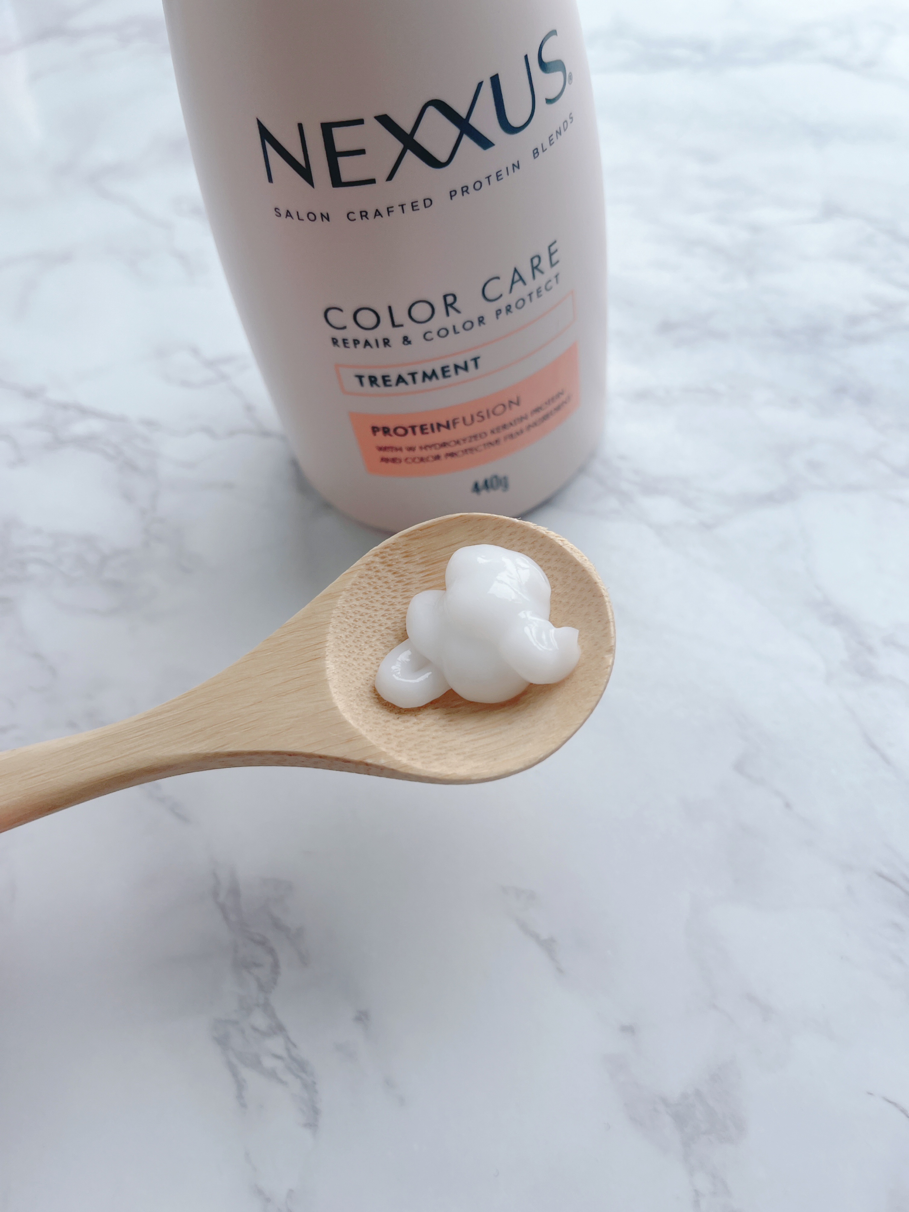 ネクサス リペアアンドカラープロテクト 洗い流すトリートメント ヘアマスク/NEXXUS(ネクサス)/ヘアマスク・ヘアパックを使ったクチコミ（3枚目）