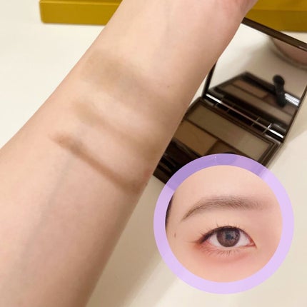 フーミー マルチアイブロウパウダー/WHOMEE/パウダーアイブロウを使ったクチコミ(4枚目)