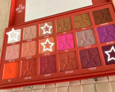 BLOOD SUGAR Eyeshadow Palette/Jeffree Star Cosmetics/パウダーアイシャドウを使ったクチコミ（1枚目）