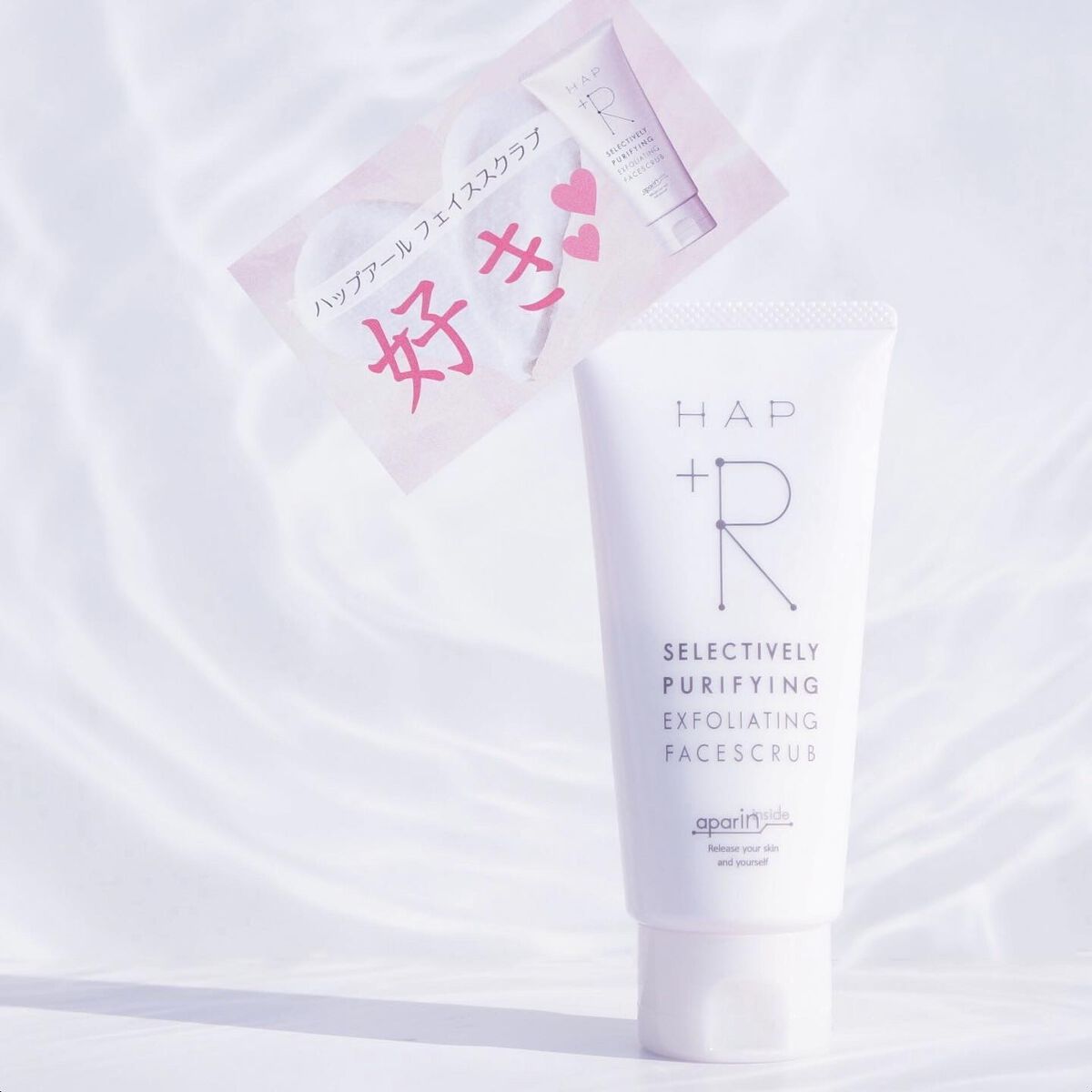 フェイススクラブ /HAP+R/スクラブ・ゴマージュを使ったクチコミ(1枚目)