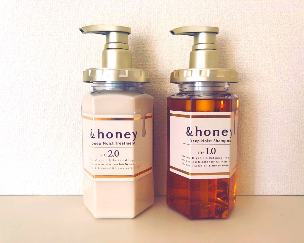 ディープモイスト シャンプー1.0/ヘアトリートメント2.0/&honey/市販シャンプーを使ったクチコミ(1枚目)