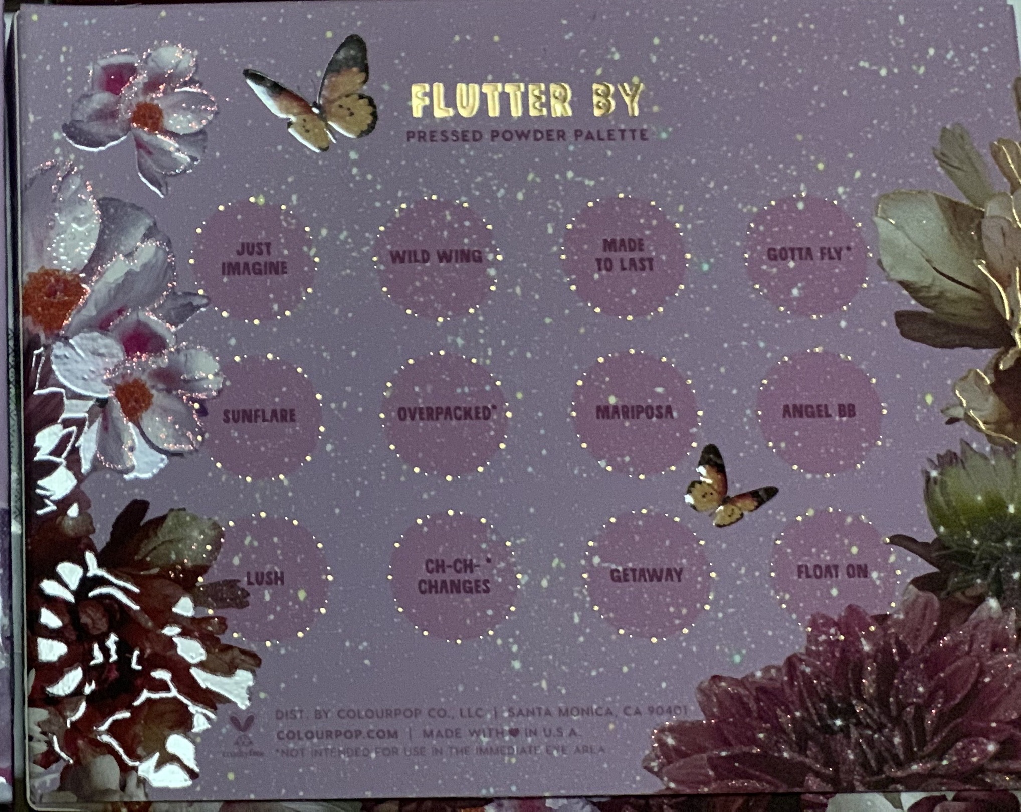 FLUTTER BY/ColourPop/アイシャドウパレットを使ったクチコミ（3枚目）