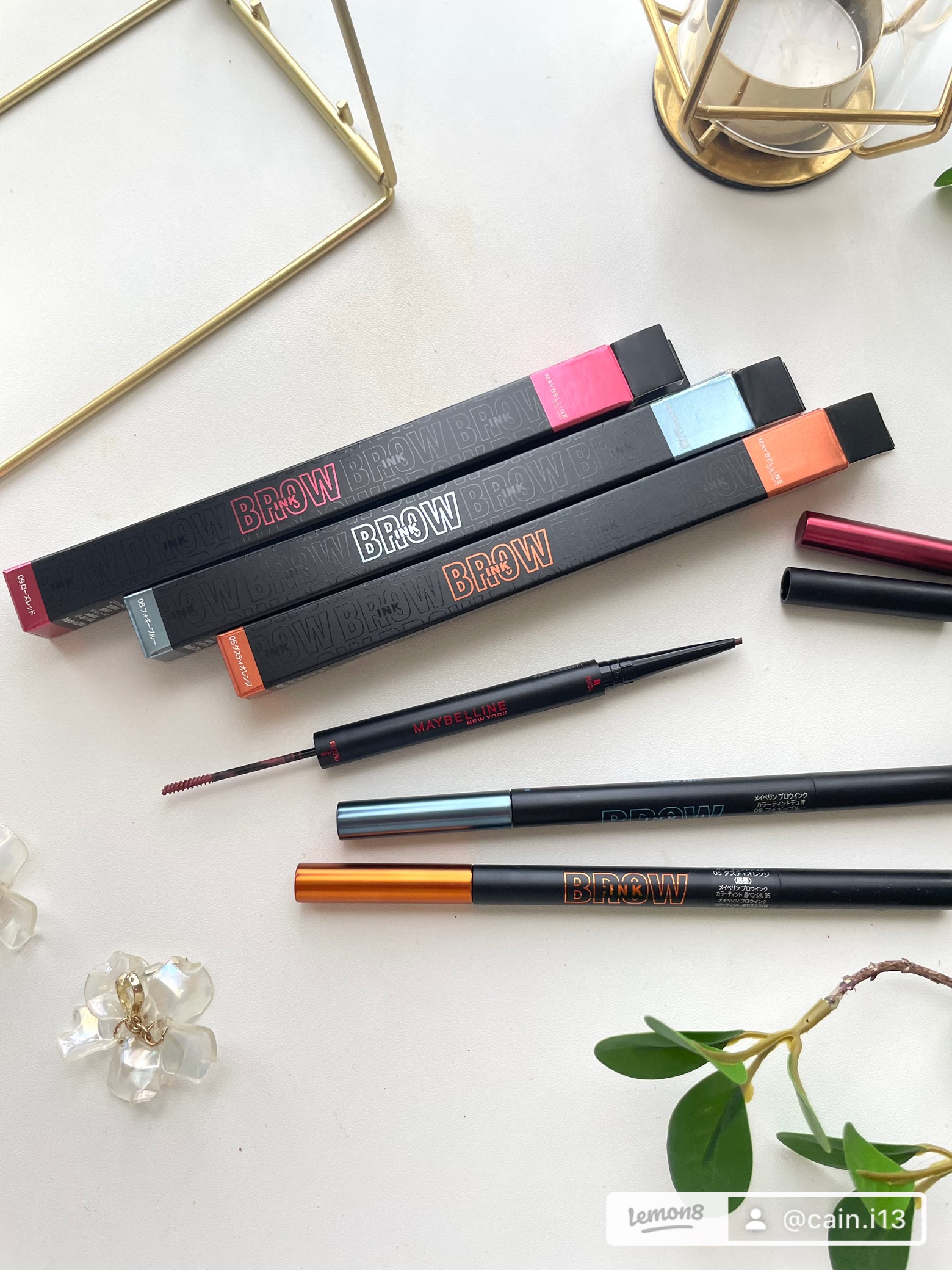 ブロウインク カラーティントデュオ/MAYBELLINE NEW YORK/眉ティントを使ったクチコミ（2枚目）