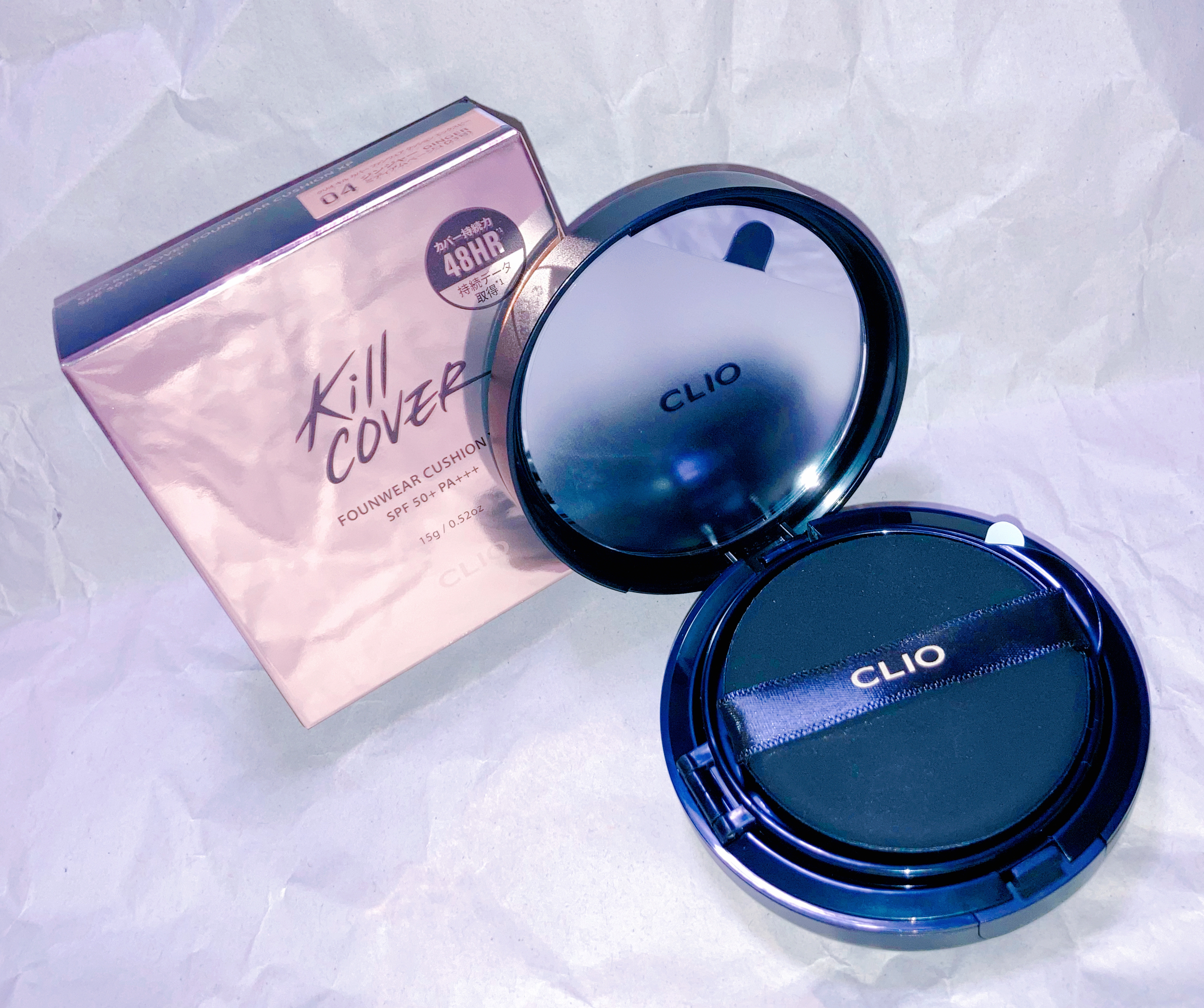 キル カバー ファンウェア クッション エックスピー 04 GINGER/CLIO/クッションファンデーションを使ったクチコミ（2枚目）