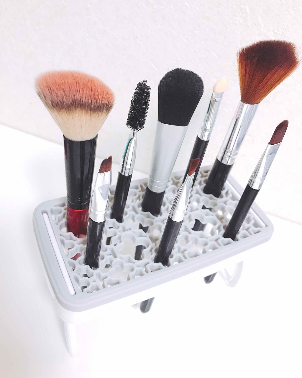 メイクブラシスタンド/セリア/その他化粧小物を使ったクチコミ(3枚目)