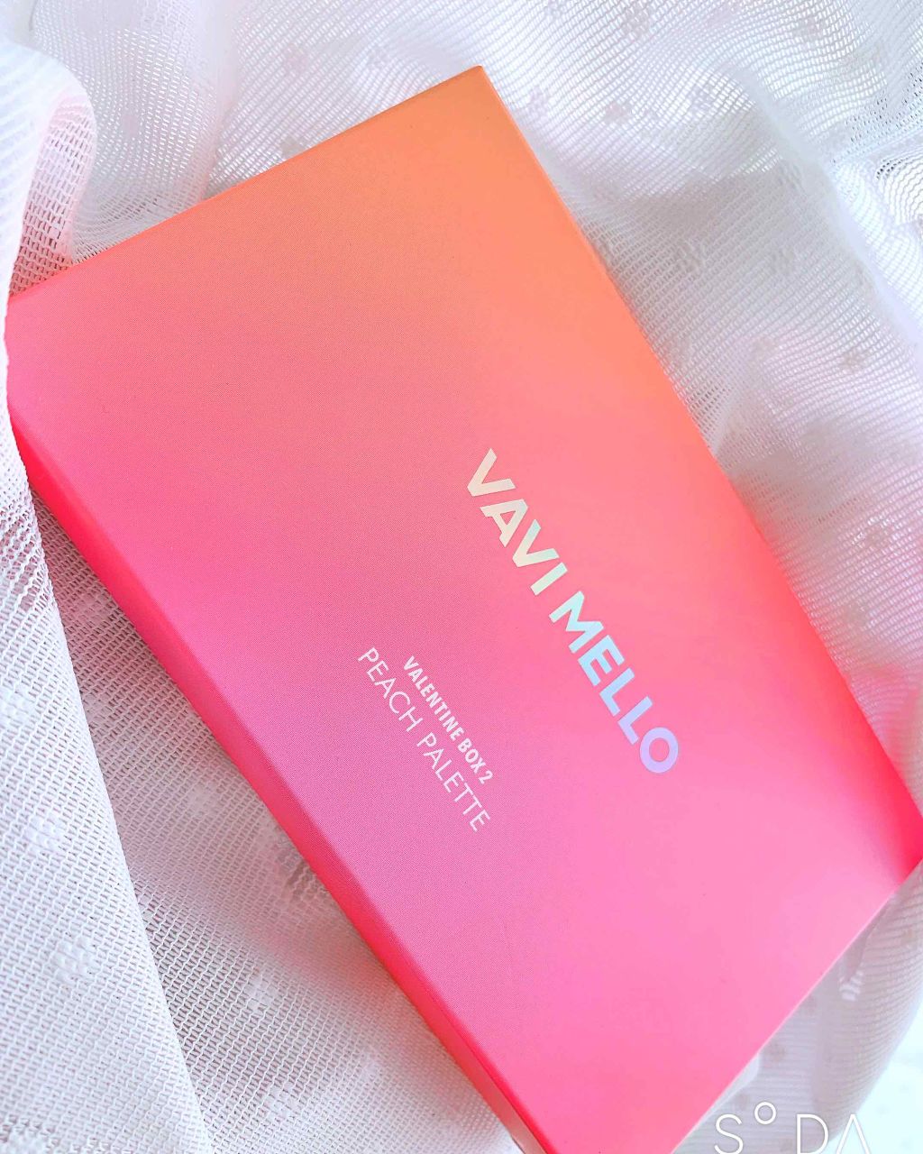 バレンタインボックス2 ピーチパレット/VAVI MELLO/アイシャドウパレットを使ったクチコミ（1枚目）