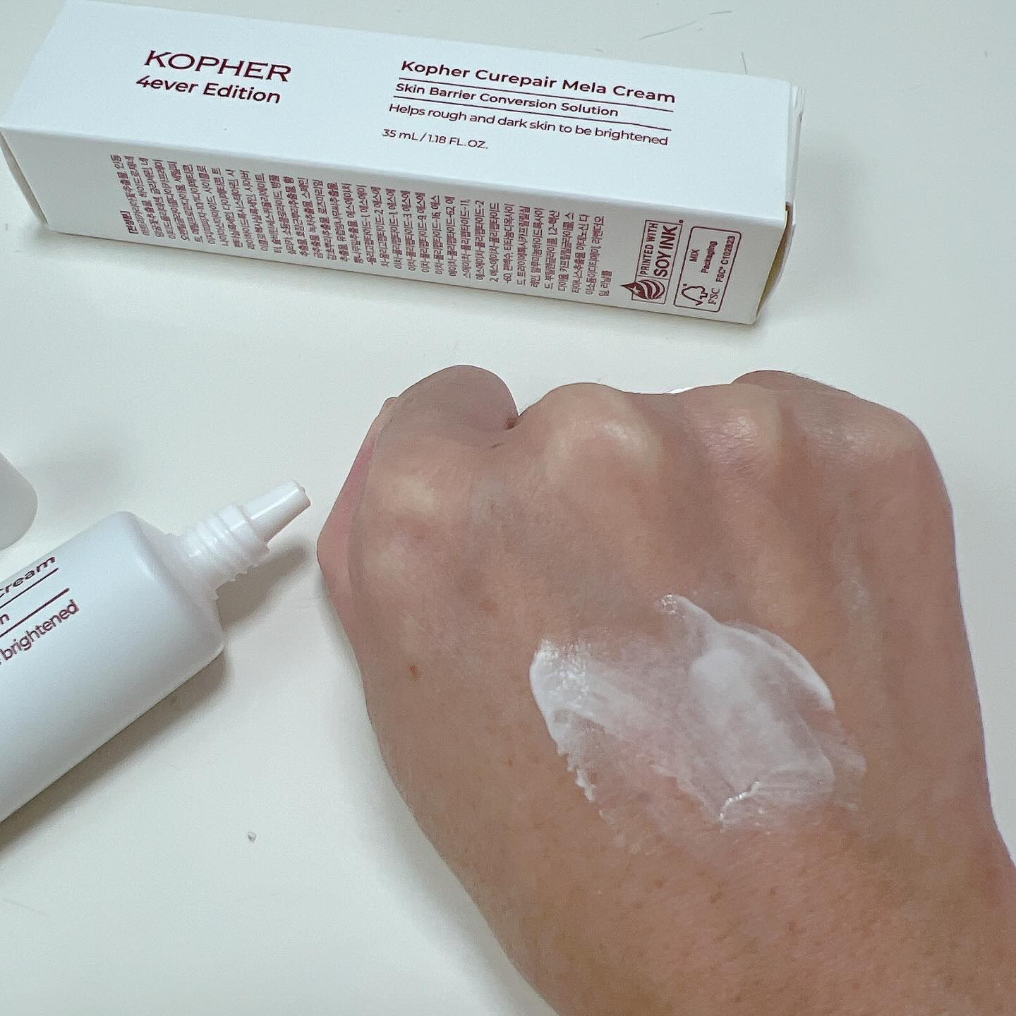 CUREPAIR MELA CREAM /KOPHER/フェイスクリームを使ったクチコミ（3枚目）