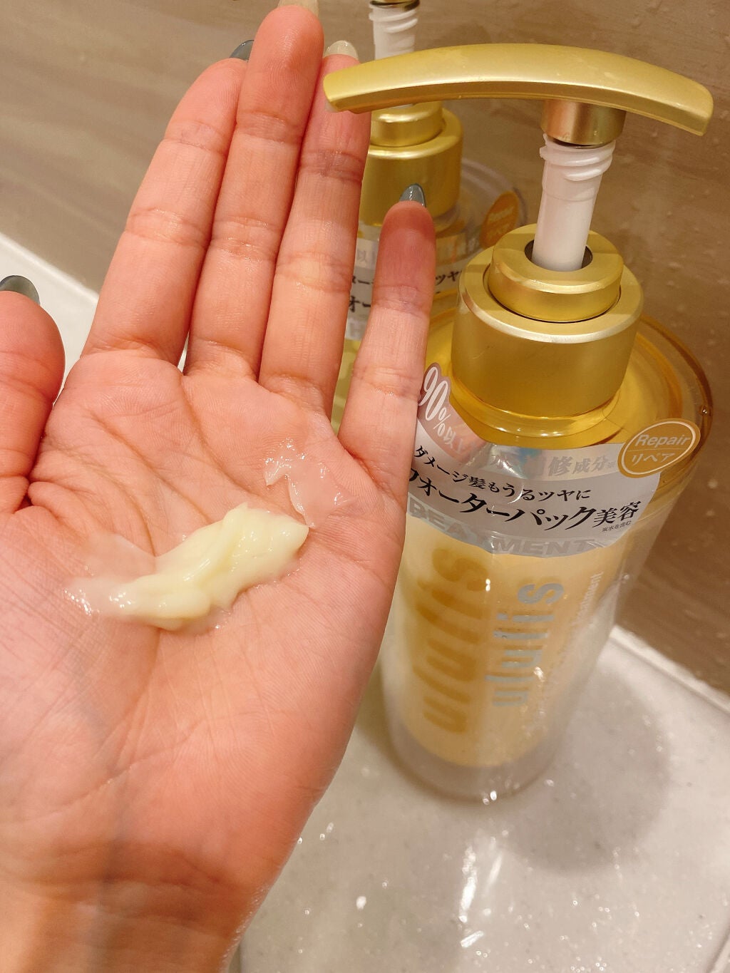 ウォーターコンク リペアシャンプー/ヘアトリートメント/ululis/シャンプー・コンディショナーを使ったクチコミ(6枚目)