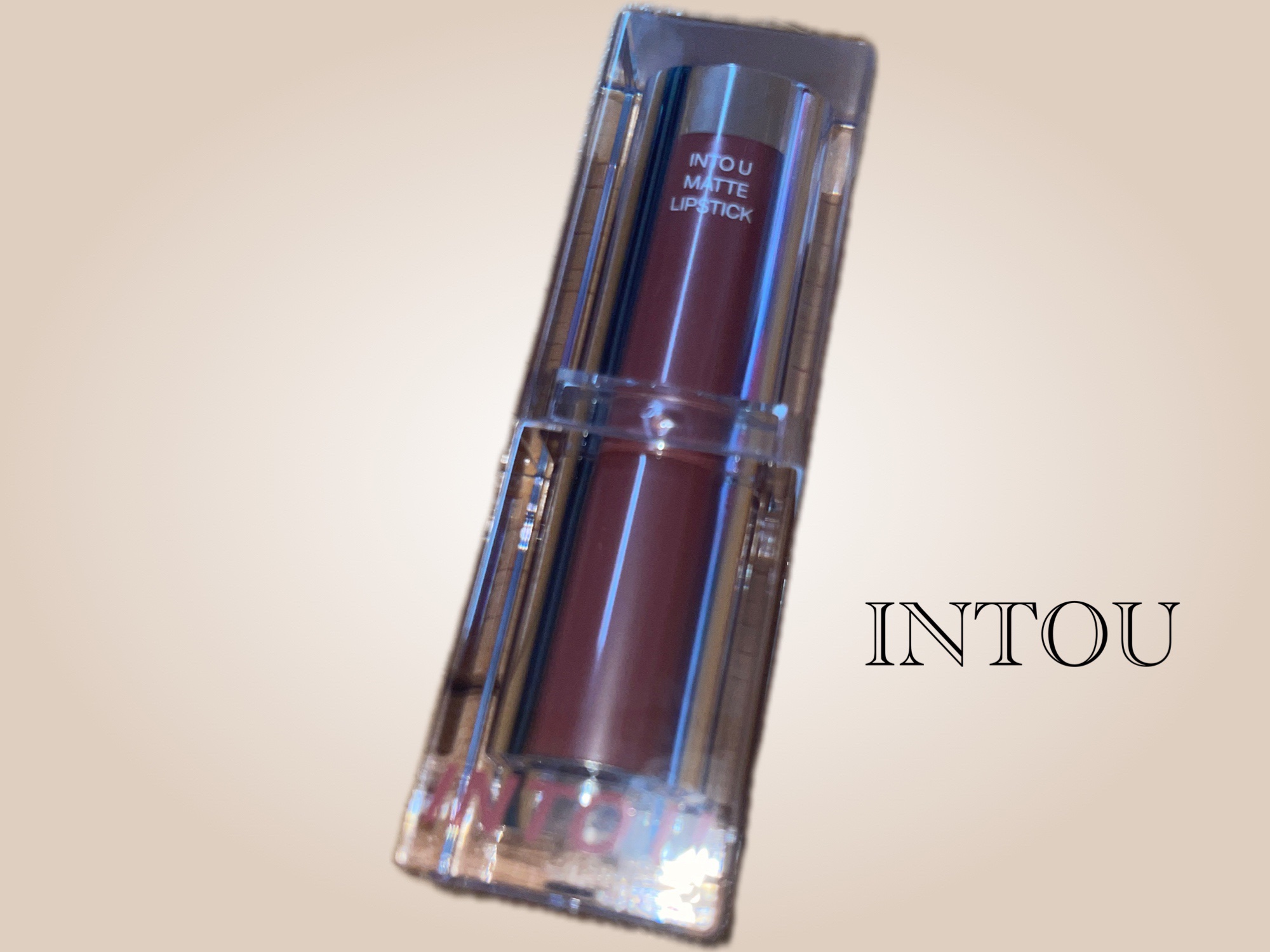 フェザーマットリップスティック S05 木漏れ日15時の空/INTO U/口紅を使ったクチコミ（1枚目）