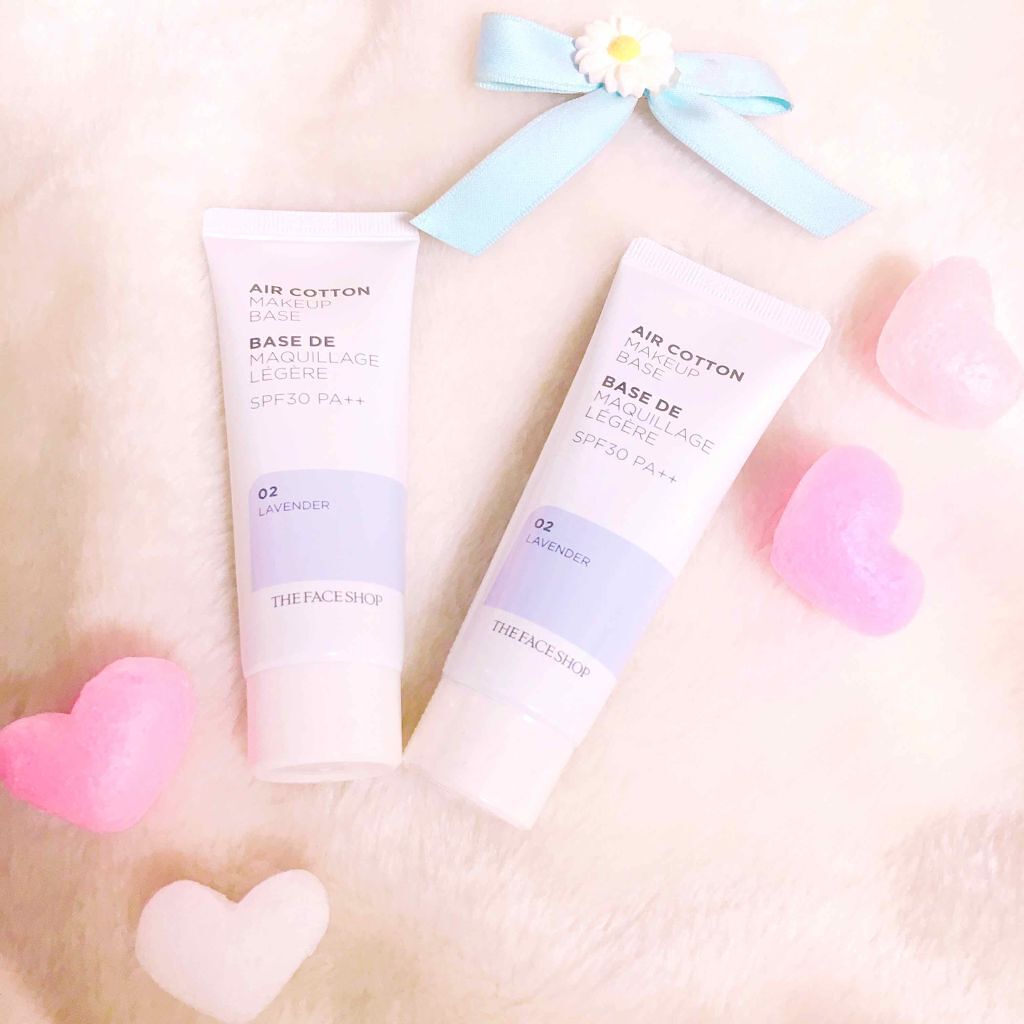 エアコットンメイクアップべース /THE FACE SHOP/化粧下地を使ったクチコミ（1枚目）
