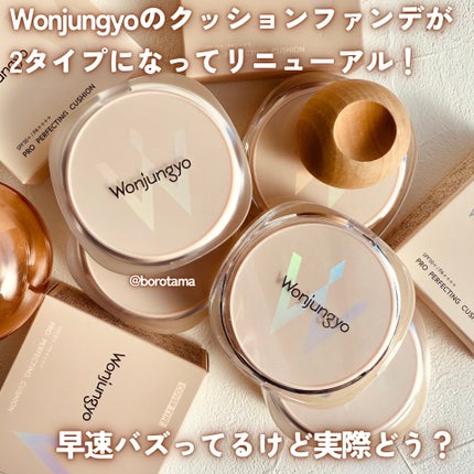 ウォンジョンヨ プロ パーフェクティングクッション カバー/Wonjungyo/クッションファンデーションを使ったクチコミ(2枚目)