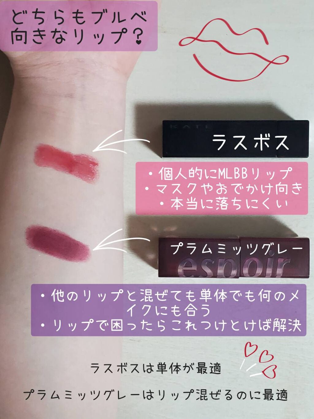 ケイト リップモンスター/KATE/口紅を使ったクチコミ(3枚目)