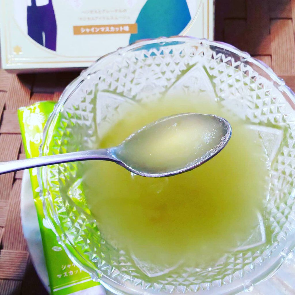 hgmi(はぐみぃ)朝摘みオレンジ味/さくらの森/美容ドリンクを使ったクチコミ（3枚目）