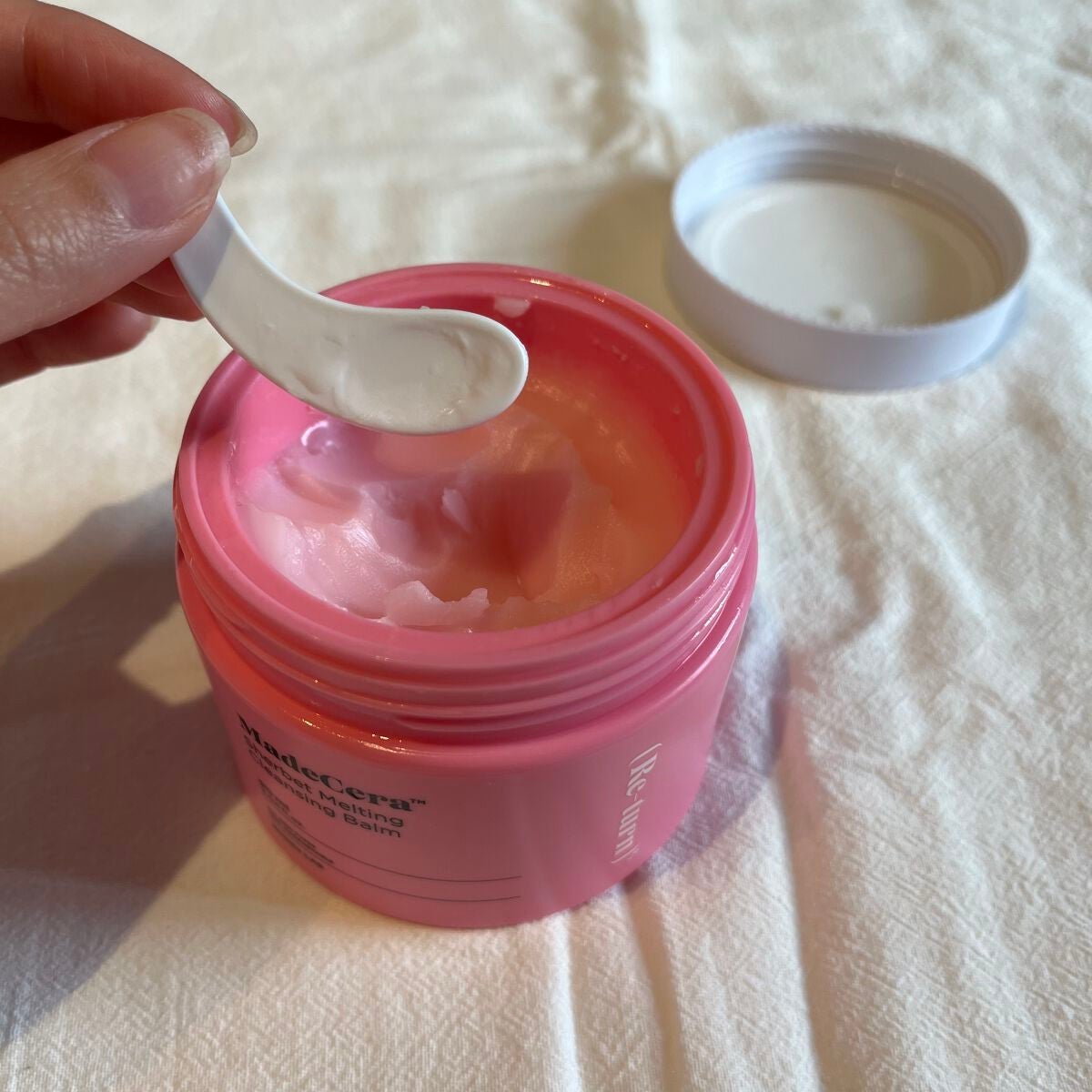 マデセラシャーベットメルティングクレンジングバーム/SKINRx LAB/クレンジングバームを使ったクチコミ(2枚目)