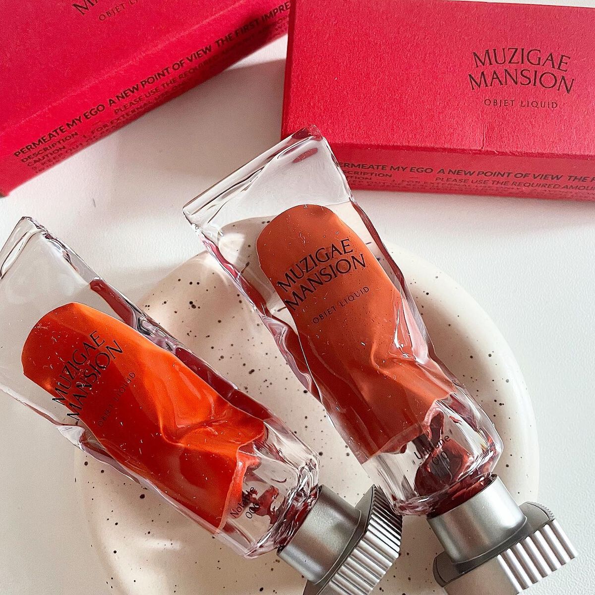 オブジェリキッド 010 Undone/MUZIGAE MANSION/口紅を使ったクチコミ（1枚目）