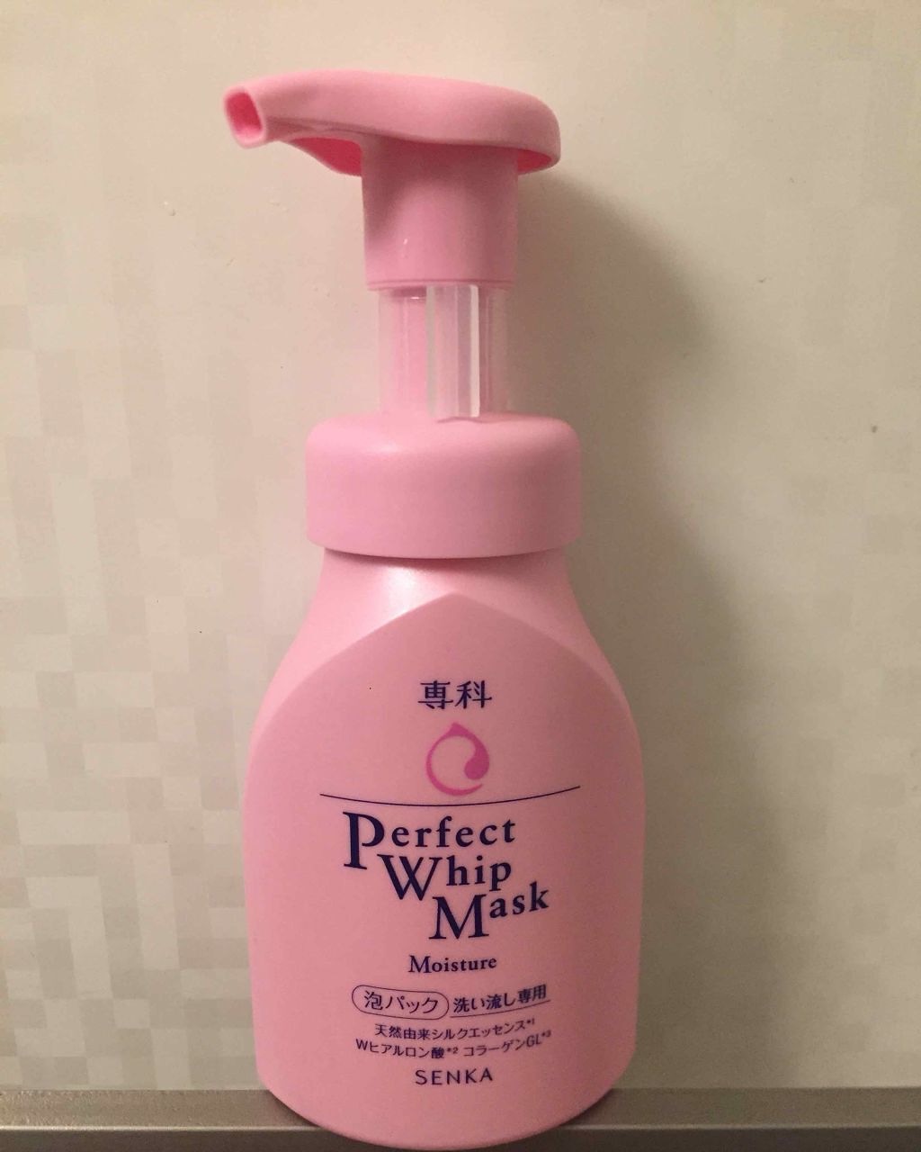 SENKA（専科） パーフェクトホイップマスクのクチコミ「お風呂に出て化粧水つけるまでの時間に肌の乾燥が加速してる気がして購入。
泡は液だれが気になる程.....」（1枚目）