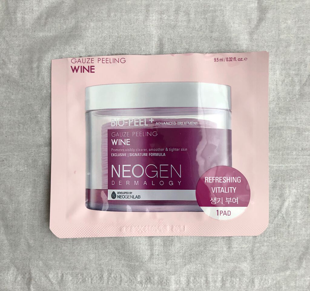 バイオピール コットンガーゼピーリング グリーンティー/NEOGEN/ピーリングを使ったクチコミ（3枚目）