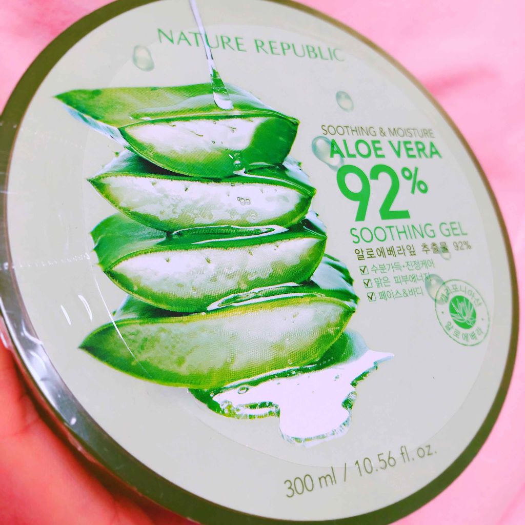 マイルド&モイスチャーアロエジェル/ネイチャーリパブリック/ボディローションを使ったクチコミ(1枚目)