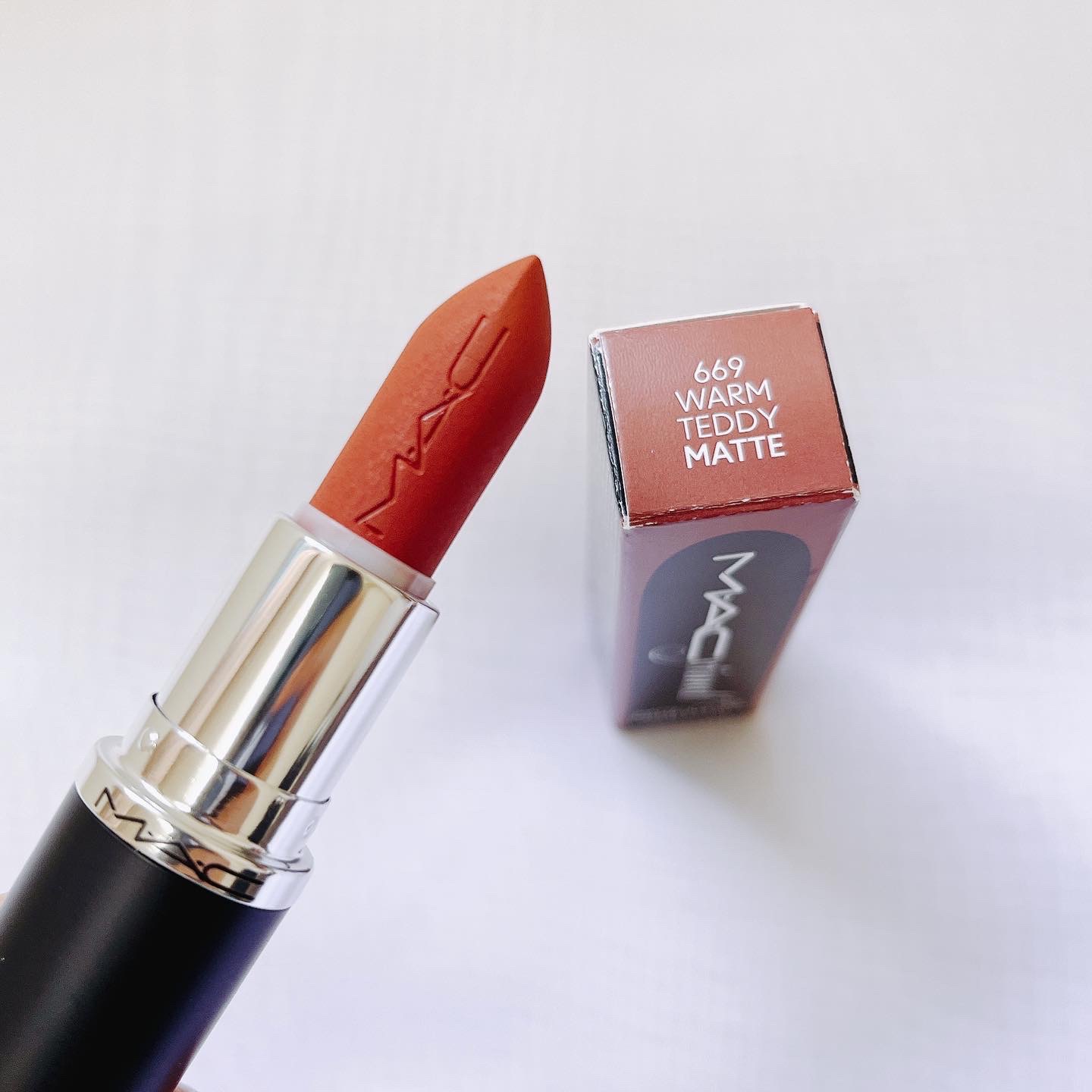 マキシマル シルキー マット リップスティック ウォーム テディ/M・A・C/口紅を使ったクチコミ（3枚目）