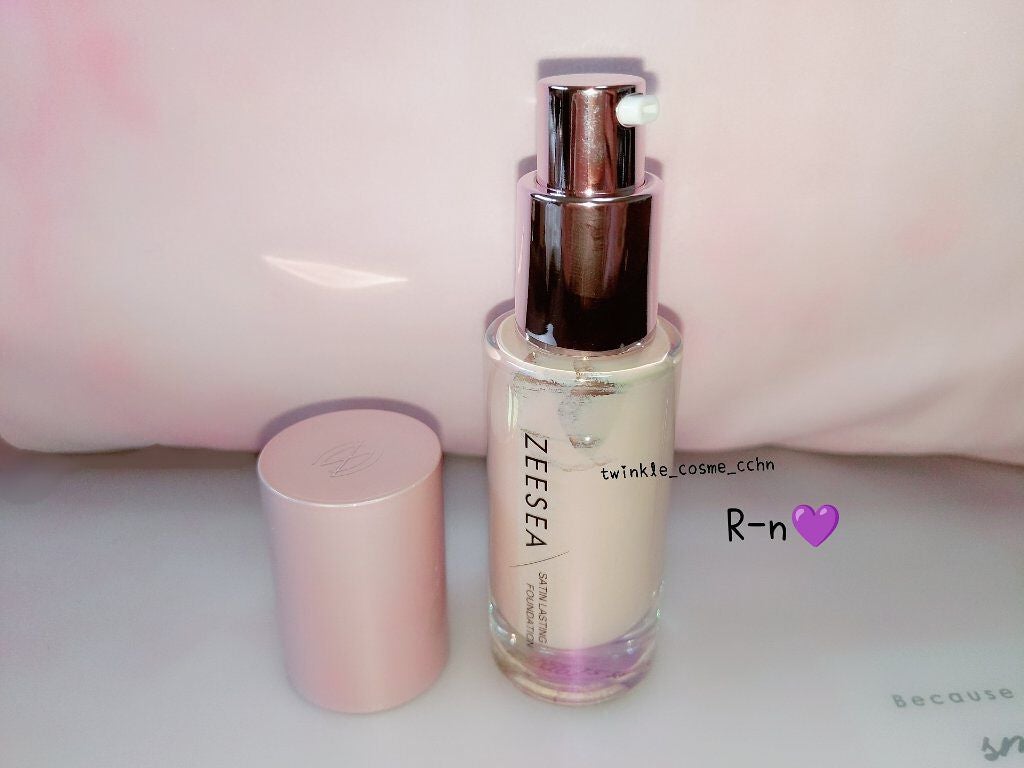 サテンラスティングファンデーション/ZEESEA/リキッドファンデーションを使ったクチコミ(2枚目)