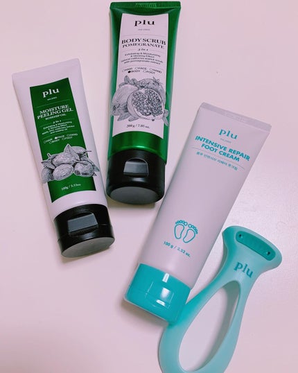 フェイシャルピーリングジェルローズ ヒップオイル /plu/ボディクリームを使ったクチコミ(1枚目)