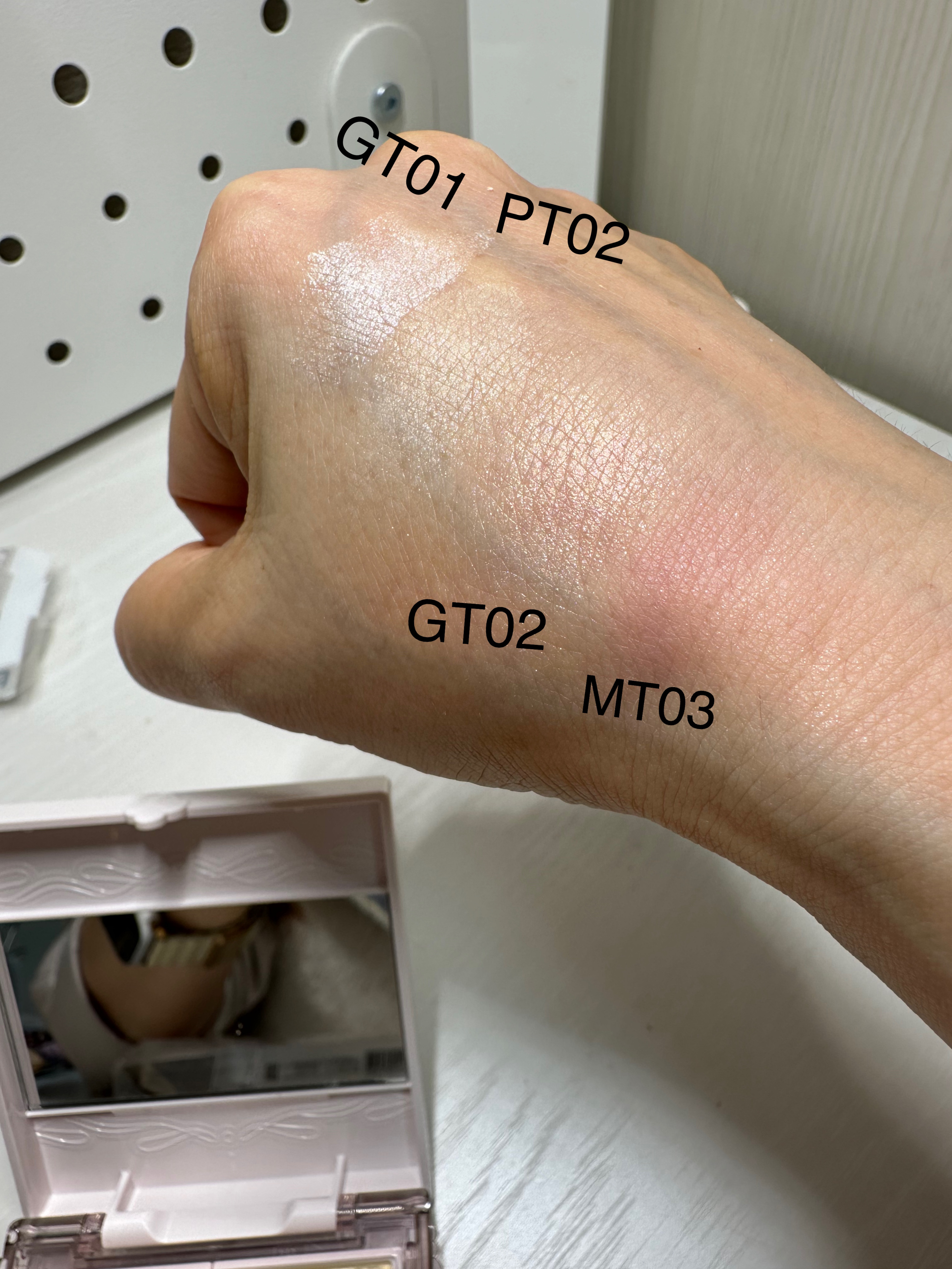 マイトーンクチュール PT02 カスタード/キャンメイク/メイクアップキットを使ったクチコミ（3枚目）