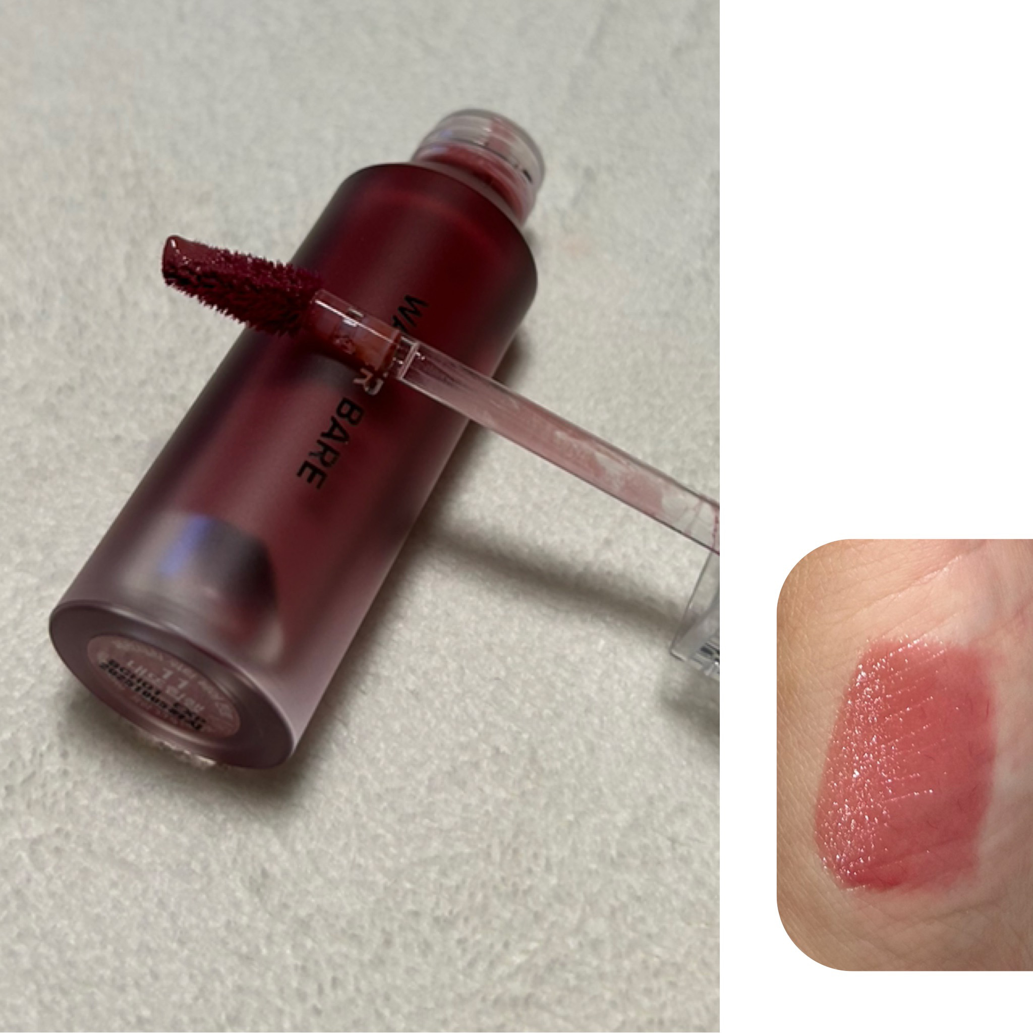 ウォーター ベアー ティント/PERIPERA/リップティントを使ったクチコミ（2枚目）