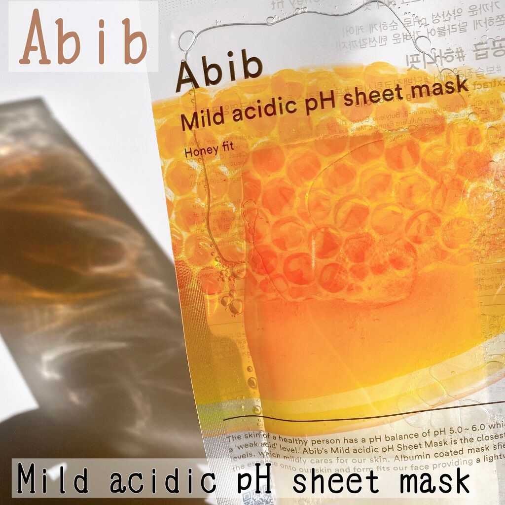 弱酸性pHシートマスク ハニーフィット/Abib /シートマスク・パックを使ったクチコミ（1枚目）