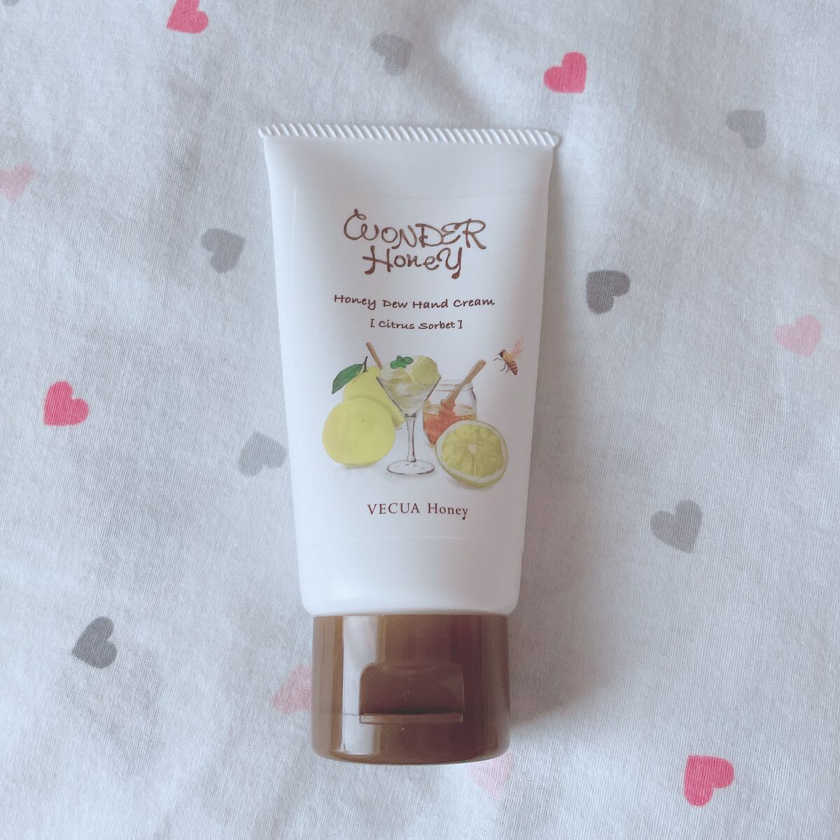 ワンダーハニー とろとろハンドクリーム シトラスソルベ/VECUA Honey/ハンドクリームを使ったクチコミ(1枚目)