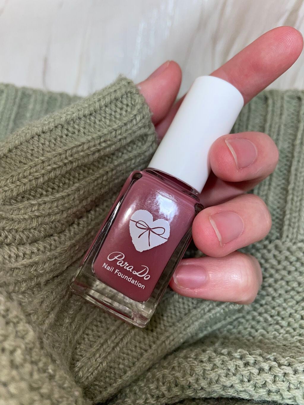 ネイルファンデーション/パラドゥ/マニキュアを使ったクチコミ(1枚目)