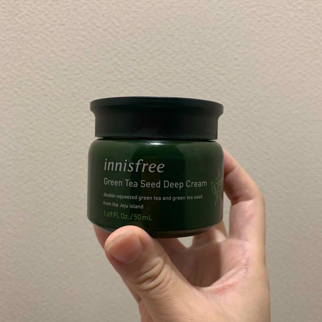グリーンティーシード ディープクリーム/innisfree/フェイスクリームを使ったクチコミ(1枚目)
