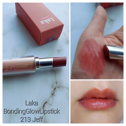 ボンディンググロウリップスティック/Laka/口紅を使ったクチコミ(4枚目)