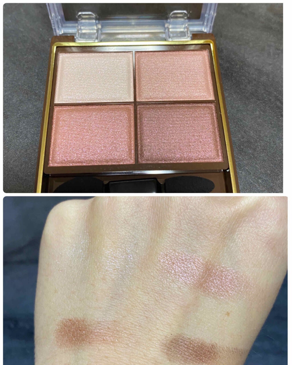 スキニーリッチシャドウ/excel/アイシャドウパレットを使ったクチコミ(3枚目)
