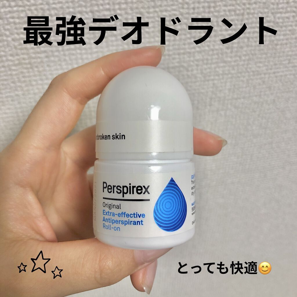 デトランス α/Perspirex/デオドラント・制汗剤を使ったクチコミ（1枚目）
