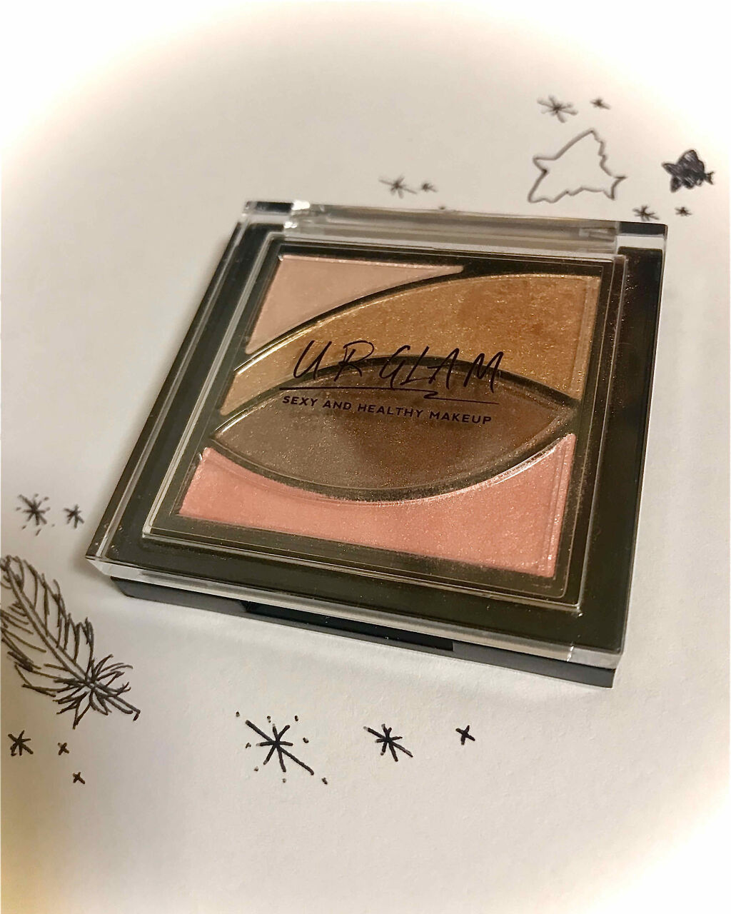UR GLAM　VELVET EYE COLOR PALETTE/U R GLAM/アイシャドウパレットを使ったクチコミ（1枚目）