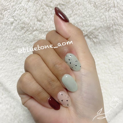 セミキュアジェルネイル(ハンド)/ohora/ネイルシールを使ったクチコミ(6枚目)