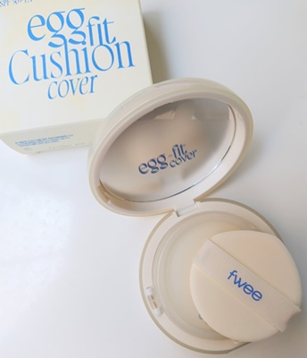 フィー クッションエッグフィットカバー/fwee/クッションファンデーションを使ったクチコミ（3枚目）