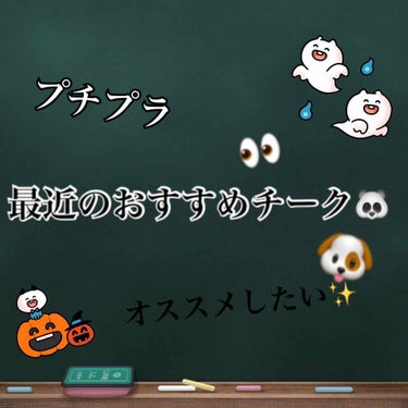 こんにちは✨✨ お久しぶりです🙇‍♂️
最近は運動会の事だったりして投稿出来ませんでした😱  すみません🙇‍♀️

今日は私がおすすめのプチプラチークを2つ紹介したいと思います🐶
良かったら見て下さい👀