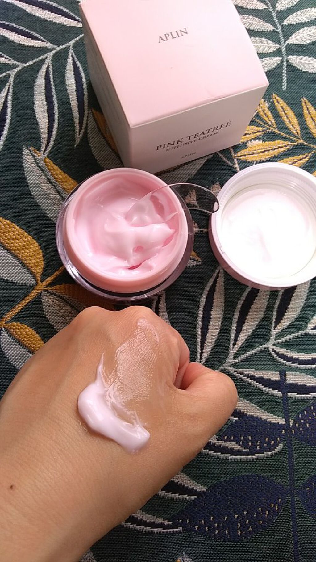 ピンクティーツリークリーム/APLIN/フェイスクリームを使ったクチコミ（3枚目）