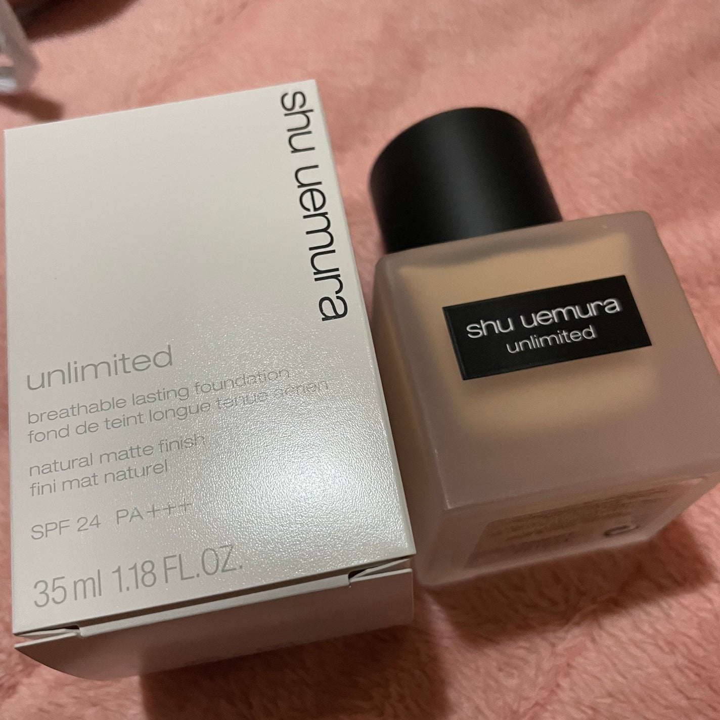 (旧)アンリミテッド ラスティング フルイド/shu uemura/リキッドファンデーションを使ったクチコミ(1枚目)