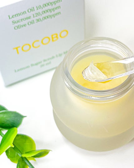 レモンシュガースクラブリップマスク/TOCOBO/リップスクラブを使ったクチコミ(2枚目)