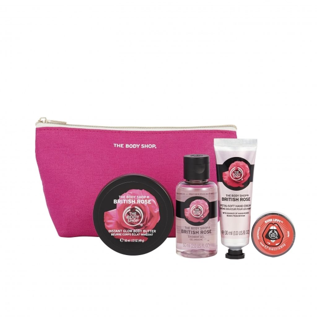 THE BODY SHOP ラッキーポーチ　ブリティッシュローズ