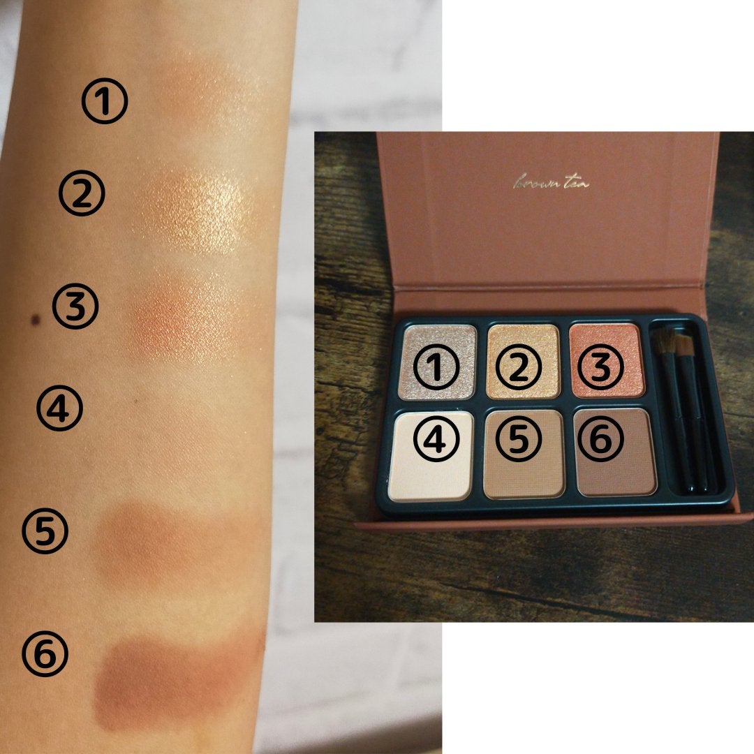 アイカラーパレット/heme/アイシャドウパレットを使ったクチコミ(2枚目)