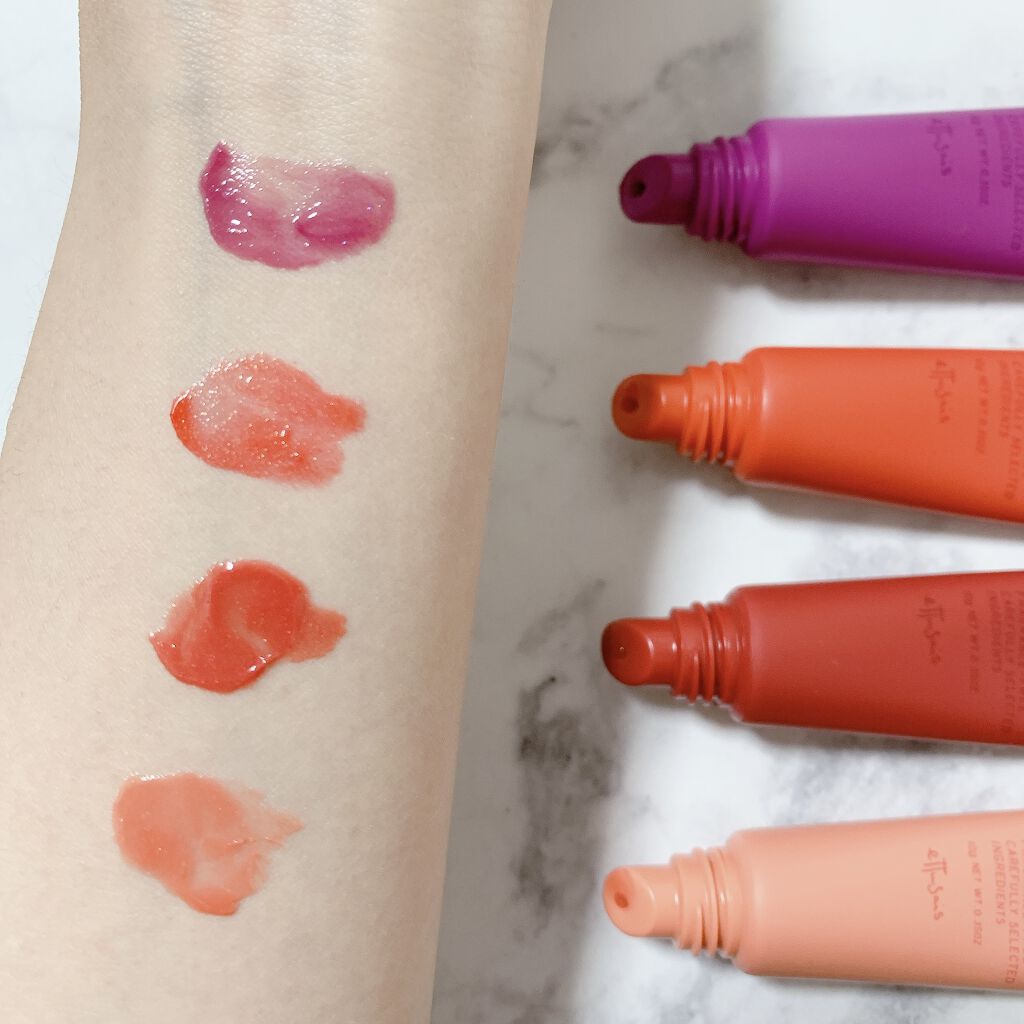 エテュセ リップエディション(グロス) 11 オレンジレッド/ettusais/リップグロスを使ったクチコミ（2枚目）