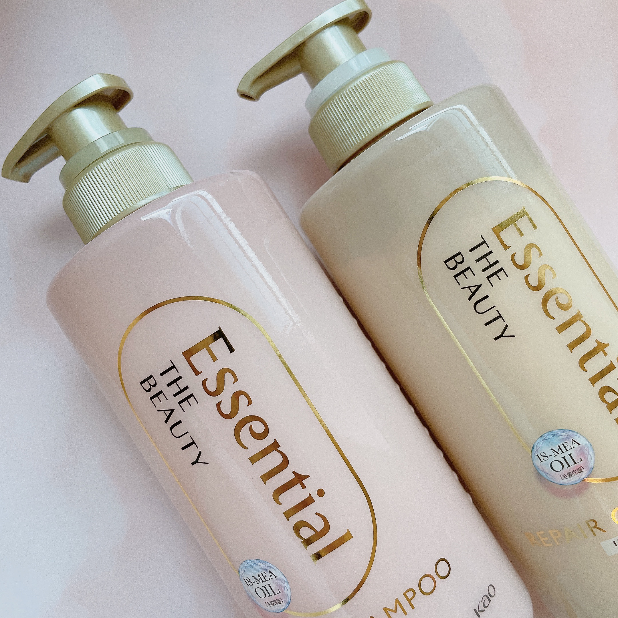 ザビューティ リペアシャンプー・コンディショナー/エッセンシャル/市販シャンプーを使ったクチコミ（1枚目）